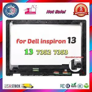 13.3 LCD Display Touch Screen Assembly for DELL Inspiron 13 7352 7353+Bezel New