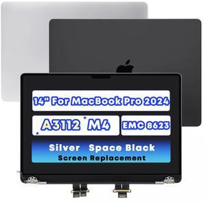 LCD Screen Full Assembly 14" for MacBook Pro A3112 EMC 8623 MCX04LL/A MCX14LL/A Space Black