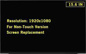 15.6" New Screen Replacement for Dell Latitude 5500 5501 5520 FHD 1920X1080P 30Pin LED LCD Display Non-Touch Screen Panel