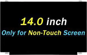 Replacement for HP Elitebook 840 G3 LCD Screen 14.0" 60Hz 40 Pins 1920X1080 LED Laptop Display Digitizer Panel (Only for Non-Touch Screen)