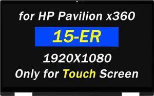 15.6" Screen Replacement for HP Pavilion x360 15-er0125od FHD 1920X1080 LED LCD Display Digitizer Touch Screen