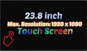 GBOLE 23.8" Screen Replacement for HP 24-F0042DS 24-F0045Z Touch Screen LCD Display FHD(1920x1080) (Only for Touch Version !!)