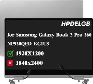 GBOLE Replacement for Samsung Galaxy Book 2 Pro 360 NP930QED LCD Touch Screen Assembly Replacement 1920x1080 Display (Black)