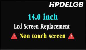 GBOLE Replacement for Dell Latitude 3420 7400 7410 7420 7430 5400 5410 5420 5430 5440 P135G001 P135G002 P144G New LCD Display Screen FHD 14.0 inch 30PIN 1920x1080 IPS (Non-Touch Screen)