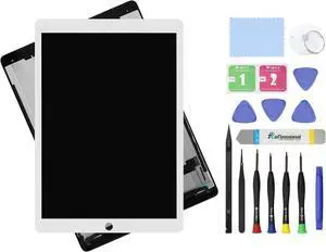 12.9" Screen Replacement for iPad Pro 12.9 1st Gen A1584 A1652 (2015) LCD Display + Glass Touch Digitizer Assembly + Repair Kit (White)