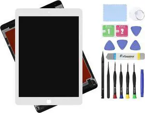 10.5" LCD Screen Replacement for iPad Air 3 (3rd Gen) 2019, A2152 A2123 A2153 A2154 Display LCD Assembly and Glass Touch Digitizer Premium Repair Kit - White
