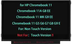 M47375-001 11.6" Screen Replacement for HP Chromebook 11 G8 G9 EE 11A G8 EE 11 MK G9 EE 11 G3 G4 EE G5 G6 G7 EE LCD Display WXGA HD 30 Pin EDP Non Touch (Not for Touch verison)