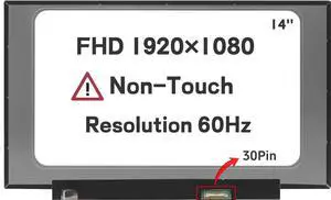 14.0" Screen Replacement for HP Elitebook 745 G6 840 G5 840 G6 L21943-001 L62773-001 LCD Display Panel 30 pin (FHD 1920 * 1080 Non-Touch)