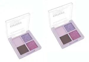 KleanColor Cutesy Quad Eye Shadow Palette In 4 Colors  Prism Verbana 2 Pack