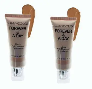 KLEANCOLOR Forever & A Day Matte Full Coverage Mahogany 2 Pack 2.03 fl oz