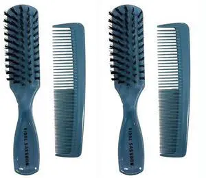 Vidal Sassoon Pro Series Purse Hairbrush and Comb Set 2 Pack