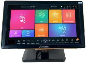 Acesonic KOD-6888 Dual Hard Drive Multimedia Karaoke Player Android Jukebox System built in 22 Inch Touch Screen
