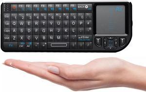 Rii K01V3 Mini Keyboard,Backlit 2.4GHz RF Wireless Keyboard with IR Learning For Android TV Box, Mac, Laptop, Windows, Tablet