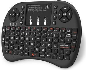 Rii i8+ Mini wireless keyboard 2.4GHz Wireless Keyboard with TouchPad Backlit For Android TV Box,PC,Laptop,Smart TV,HTPC