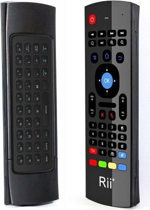 Rii MX3 Multifunction 2.4G Fly Mouse Mini Wireless Keyboard & Infrared Remote Control & 3-Gyro + 3-Gsensor for Google Android TV/Box, IPTV, HTPC, Windows, MAC OS, PS3