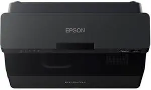 Epson PowerLite 755F 3600-Lumen Full HD Ultra-Short Throw Laser LCD Projector with Wi-Fi (Black) - Grade A