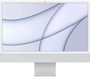Apple 2021 iMac 24" IPS Retina 4.5K M1 8C 3.2GHz GPU 7C 8GB RAM 256GB SSD, Silver - Grade A