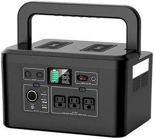 POWKEY 800W 740Wh Portable Power Station Solar Generator Lithium Battery Pack With AC DC USB USB C Wireless Outputs - Ideal for Outdoor Camping, RV Trips, and Home Emergencies