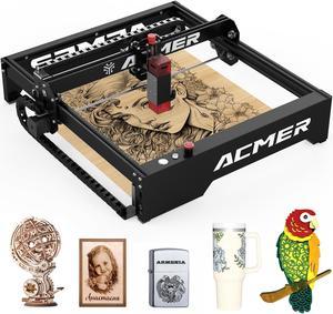 Acmer P1 Laser Engraver, 10W Output Laser Cutter and Engraver Machine for Wood, Metal, Acrylic, Leather