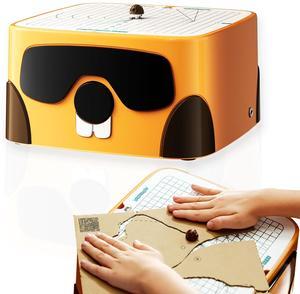 BEAVERBOT Cardboard Cutter for Kids, DIY Paper Cutting Construction Tool Kit, Safe Learning Educational Toys Craft for Children Boys and Girls