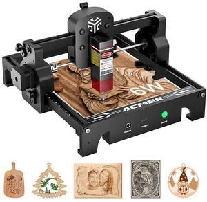 ACMER S1 Laser Engraver, Laser Engraving Machine for Beginner, 6W Mini Engraving Tool for Wool, Portable, Laser Class 4 (S1 6000mW) For engraving leather, nameplates, metal, logos, etc.