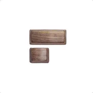 Loha Custom Black Walnut Wood Keyboard Keycaps, Wooden Keycap for Mechanical Keyboard, OEM Profile, Key Caps Set, MX-Style Compatible, Single Keys & Complete Sets, Left Shift & Left Ctrl (2-Key) Loha Custom Black Walnut Wood Keyboard Keycaps, Wooden Keycap for Mechanical Keyboard, OEM Profile, Key Caps Set, MX-Style Compatible, Single Keys & Complete Sets, Left Shift & Left Ctrl (2-Key)