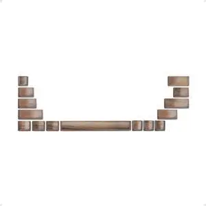Loha Custom Black Walnut Wood Keyboard Keycaps, Wooden Keycap for Mechanical Keyboard, OEM Profile, Key Caps Set, MX-Style Compatible, Single Keys & Complete Sets, 65% 75% 96% Keyboard 15-Key Set Loha Custom Black Walnut Wood Keyboard Keycaps, Wooden Keycap for Mechanical Keyboard, OEM Profile, Key Caps Set, MX-Style Compatible, Single Keys & Complete Sets, 65% 75% 96% Keyboard 15-Key Set