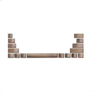 Loha Custom Black Walnut Wood Keyboard Keycaps, Wooden Keycap for Mechanical Keyboard, OEM Profile, Key Caps Set, MX-Style Compatible, Single Keys & Complete Sets, 60% 80% 100% Keyboard 16-Key Set Loha Custom Black Walnut Wood Keyboard Keycaps, Wooden Keycap for Mechanical Keyboard, OEM Profile, Key Caps Set, MX-Style Compatible, Single Keys & Complete Sets, 60% 80% 100% Keyboard 16-Key Set
