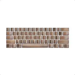 Loha Custom Black Walnut Wood Keyboard Keycaps, Wooden Keycap for Mechanical Keyboard, OEM Profile, Key Caps Set, MX-Style Compatible, Single Keys & Complete Sets, 60% Keyboard Complete Set (61-Key) Loha Custom Black Walnut Wood Keyboard Keycaps, Wooden Keycap for Mechanical Keyboard, OEM Profile, Key Caps Set, MX-Style Compatible, Single Keys & Complete Sets, 60% Keyboard Complete Set (61-Key)