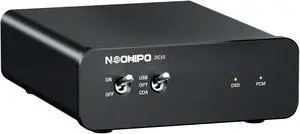 Neohipo DC10 Mini USB DAC for Pc - Gaming USB DAC Mini Stereo Home Audio Converter USB Optical Coaxial to RCA AUX Digital
