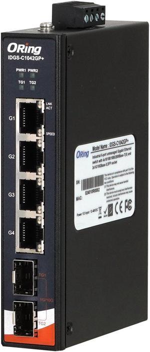 ORing IDGS-C1042GP+ - Industrial Unmanaged 2.5G High Speed Ethernet Switch