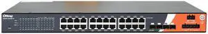 ORing RGPS-3244GP-P | 28-port Managed Gigabit PoE Switch | 24 GE PoE + 4 SFP Slots, Rackmount, IEEE802.3af/at, VLAN, QOS, LACP