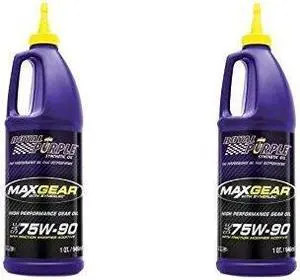 Royal Purple 01300 Max Gear Ultra-Tough High Performance Synthetic Gear Oil 75W-90-1 qt (Case of 2)