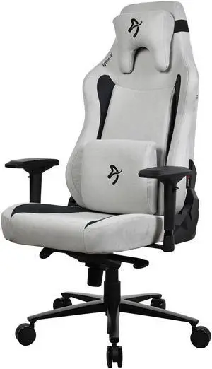 Arozzi Vernazza XL Supersoft Fabric Durable Upholstery Ergonomic Office and Gaming Chair with High Backrest Recliner Swivel Tilt Rocker Adjustable Height Adjustable Lumbar & Neck Support - Light Grey Arozzi Vernazza XL Supersoft Fabric Durable Upholstery Ergonomic Office and Gaming Chair with High Backrest Recliner Swivel Tilt Rocker Adjustable Height Adjustable Lumbar & Neck Support - Light Grey