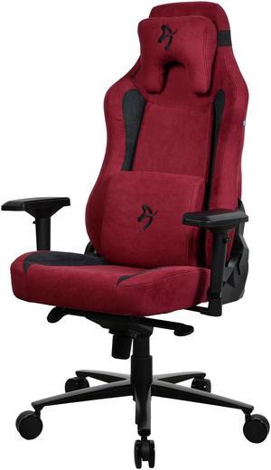 Arozzi Vernazza Supersoft Upholstery Ergonomic Office and Gaming Chair with High Backrest Recliner Swivel Tilt Rocker Adjustable Height and Adjustable Lumbar and Neck Support - Bordeaux