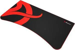 Arozzi Arena Full-Surface, Interchangeable, Water-Resistant, and Washable Mouse Pad with Stitched Edges -Black