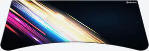 Arozzi Full Surface Arena Desk Mat (Pure Black) - Edge-Stitched, Water Resistant ARENA-D011