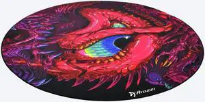 Arozzi Zona Microfiber Noise Dampening and Scratch Protection Anti-Slip Chair Mat - Crawling Chaos