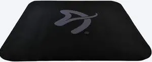 Arozzi Zona Quattro Microfiber Noise Dampening and Scratch Protection Anti-Slip Chair Mat - Black Grey