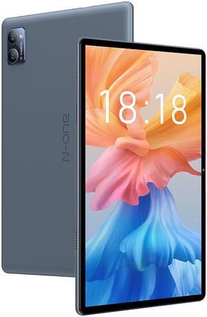N-one Android 13 Tablet, 10 Inch Tablets HD Screen 8GB(4+4) 64GB Quad Core & 1TB Expand for Smooth Experience, 5MP Camera WiFi Bluetooth and Widevine L1 Streaming for Work Education Reading Gift