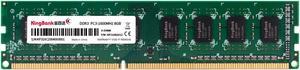 KingBank Computer Desktop Memory Ram DDR3 8GB 1600MHz CL11 1.5V for Desktop Computer High Performance Gaming Office