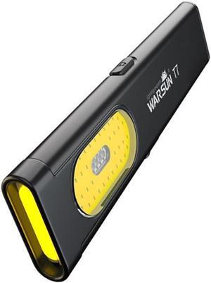 WARSUN Compact Multi-Mode Pocket LED Flashlight - 675LM, USB-C Rechargeable, IPX4, Dual Material, Red/Blue Strobe, for EDC & Travel