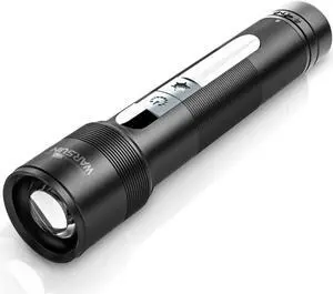 WARSUN LED Flashlight, Magnetic Flashlight Super Bright, Tactical Flashlight with Cob Sidelight,1200LM, 5 Modes, High Powered Zoomable Small Flashlight for Camping, Emergency, Home, Outdoor