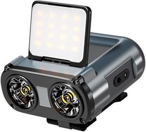 WARSUN LED Camping Lantern 1000LM, Rechargeable Camping Lantern 6000mAh, 4 Light Modes, IPX5 Water-Resistant, Solar Tent Light for Power Outages,