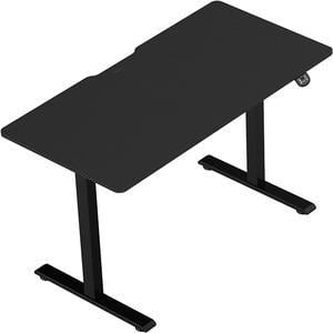 Toytexx Inc Electric Standing Desk, 110 x 60 cm Steel Adjustable Height Desk, Quick Assembly, Ultra-Quiet Motor - V3-1160 - Black