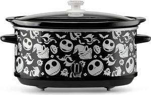 Toytexx Inc SPONILO 4Qt Slow Cooker, 210W Crock Pot with Keep Warm Function, Removable Stoneware Insert, Temperature Control, Glass Lid