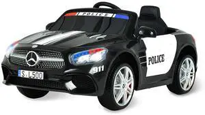 Toytexx Inc 12V UENJOY Mercedes SL500 Kids Ride-On, Siren Lights, Remote, Bluetooth, Suspension