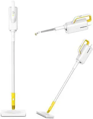 Toytexx Inc 1500W 5-in-1 Multifunctional Steam Cleaner: 370ml Tank, for Home, Floor, Window, Carpet, Kitchen- Yellow