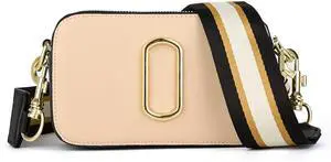 Toytexx Inc Crossbody Bag  PU Leather Shoulder Purse with Adjustable Strap & Zipper Closure, Small Clutch for Women (Khaki)