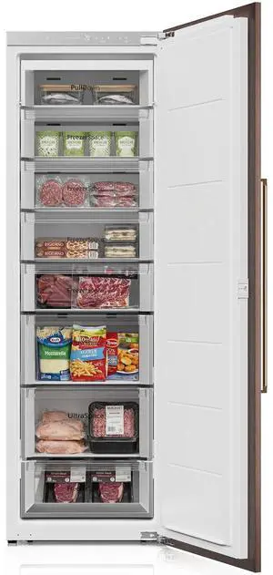 Ca'Lefort 22 Inch Panel Ready All-Freezer Refrigerator, Built In Freezer, -11°F-7°F Temperature Control, Frost Free, 8 Freezer Spaces, Energy Saving, Reversible Door, 9.75 Cu.ft(Panel Not Included) Ca'Lefort 22 Inch Panel Ready All-Freezer Refrigerator, Built In Freezer, -11°F-7°F Temperature Control, Frost Free, 8 Freezer Spaces, Energy Saving, Reversible Door, 9.75 Cu.ft(Panel Not Included)